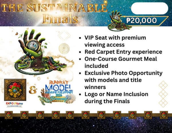 The Sustainable Finals – Ticket Package 3